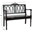 Safavieh Franklin Poplar Wood Bench in Black