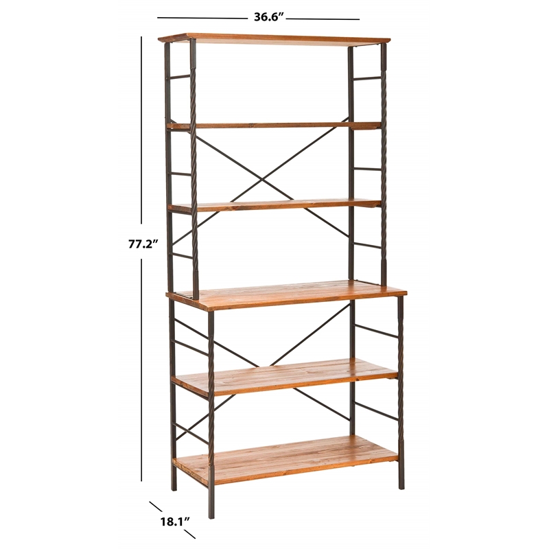 Safavieh Brook Antique Pewter Etagere