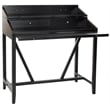 Safavieh Wyatt Pine Wood Writing Desk in Black