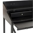 Safavieh Wyatt Pine Wood Writing Desk in Black