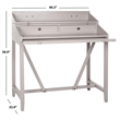 Safavieh Wyatt Pine Writing Desk in Grey