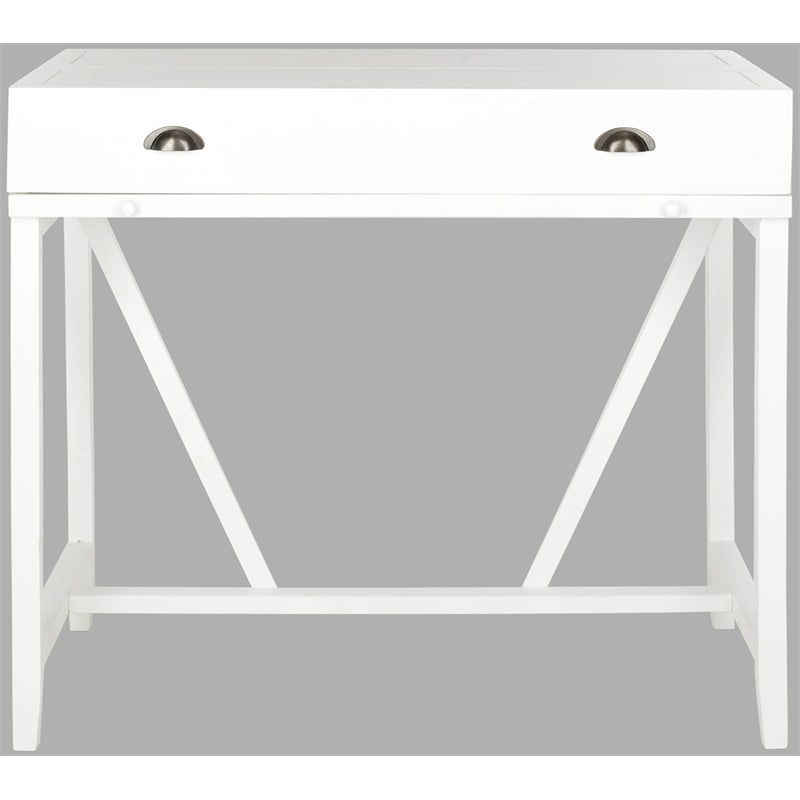 Safavieh Wyatt Pine Writing Desk in White