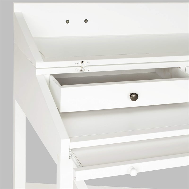 Safavieh Wyatt Pine Writing Desk in White