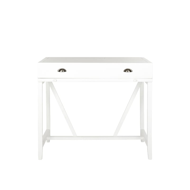 Safavieh Wyatt Pine Writing Desk in White