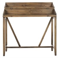 Safavieh Abigail Pine Wood Desk In Oak Amh6520c