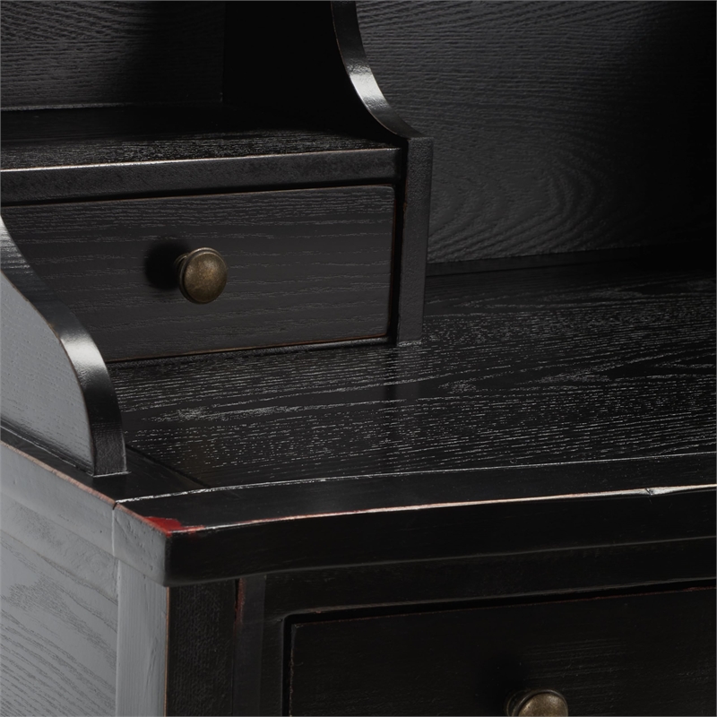 Safavieh Landon Mahogany Writing Desk in Black