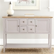 Safavieh Charlotte Elm and Pine Wood Sideboard in Grey