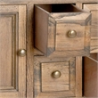 Safavieh Charlotte Elm and Pine Wood Sideboard in Black