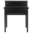 Safavieh Abigail Pine Wood Desk in Black