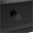 Safavieh Abigail Pine Wood Desk in Black