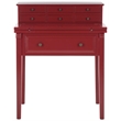 Safavieh Abigail Pine Wood Desk in Cherry