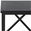 Safavieh Candence Poplar Wood End Table in Black