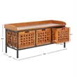 Safavieh Isaac 3 Drawer Wooden Storage Bench Pine In Oak