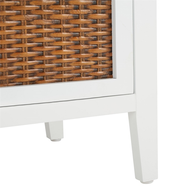 Safavieh Jonah Wood Two Drawer End Table in White