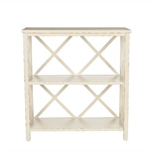 safavieh cooper pine wood bookcase in ivory