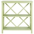 Safavieh Liam Pine Wood Open Bookcase in Grey