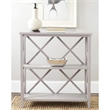 Safavieh Liam Pine Wood Open Bookcase in Grey