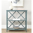 Safavieh Liam Pine Wood Open Bookcase in Grey