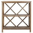 Safavieh Liam Elm Wood Open Bookcase in Oak