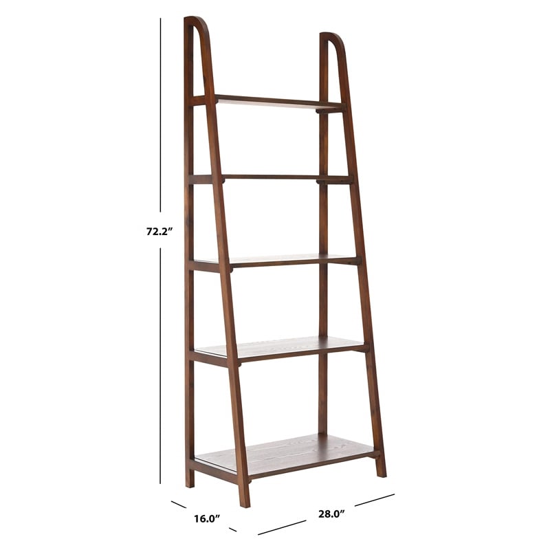 Safavieh Sammy Pine Wood Etegere in Oak