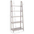 Safavieh Albert Pine Wood Etegere in Grey