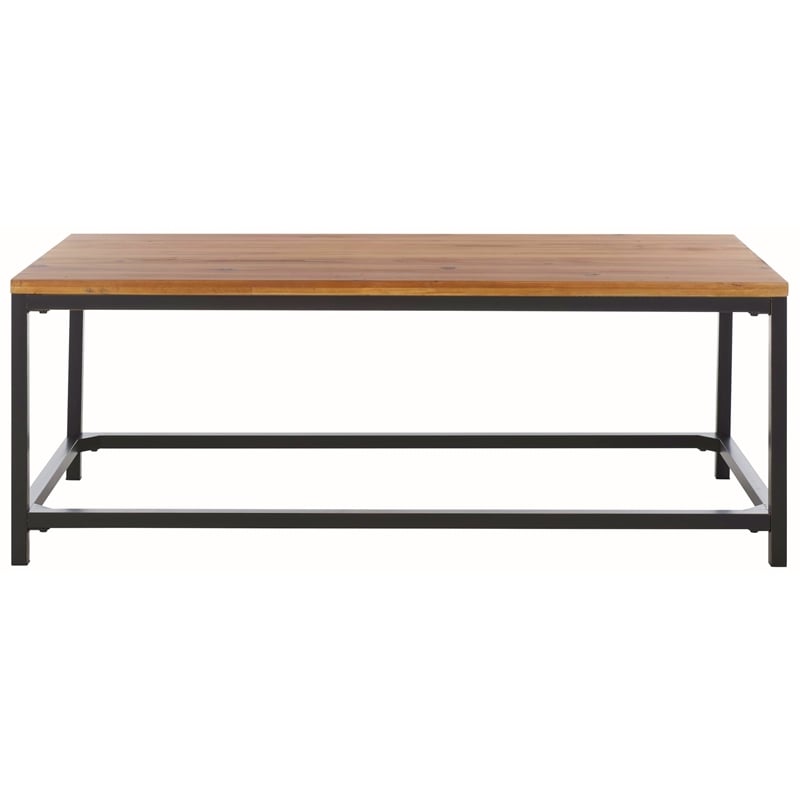 Safavieh Jax Fir Wood Coffee Table in Oak