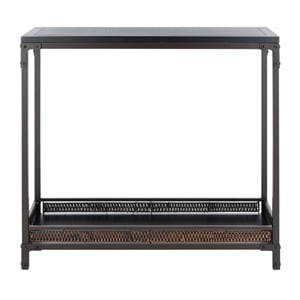 Safavieh Abbie Pine Wood Console in Brown