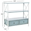 Safavieh Annabelle Pine Wood Console in Gray and White