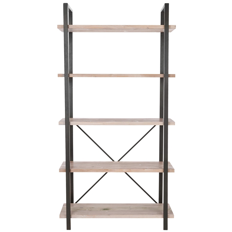 Safavieh Averi Fir Wood Etegere in Brown