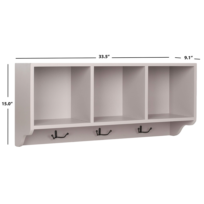 Safavieh Alice MDF Shelf in Grey