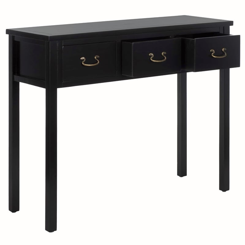Safavieh Cindy Pine Wood Console in Red