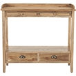 Safavieh Alice Elm Wood Console in Pickled Oak