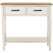 Safavieh Mindy Elm and Poplar Wood Console in White
