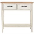 Safavieh Mindy Elm and Poplar Wood Console in White