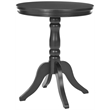 Safavieh Juliet Pine Wood Side Table in Black