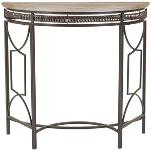 Safavieh Paris Copper Console with Wood Top