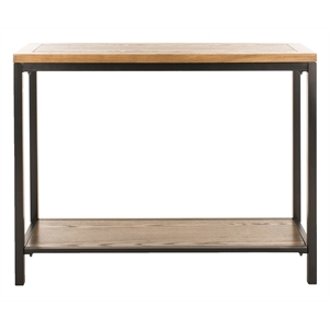 Safavieh Brandon Elm Wood Console in Brown