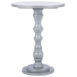 Safavieh Greta Pine Wood Accent Table in Silver