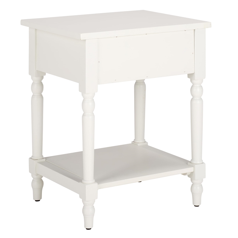 Safavieh Tami Poplar End Table in Off White