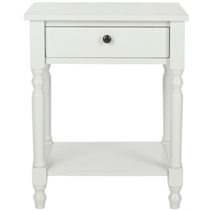 Safavieh Tami Poplar End Table in Off White