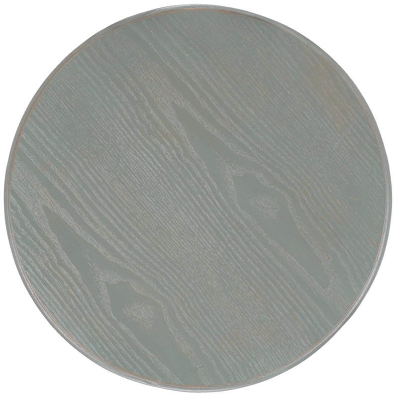 Safavieh Janika Poplar Wood Accent Table in Off White