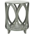 Safavieh Janika Elm Wood Accent Table in Ash Grey