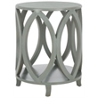 Safavieh Janika Elm Wood Accent Table in Ash Grey
