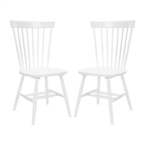 Safavieh Joslyn Oak  Dining Chair in White (Set Of 2)