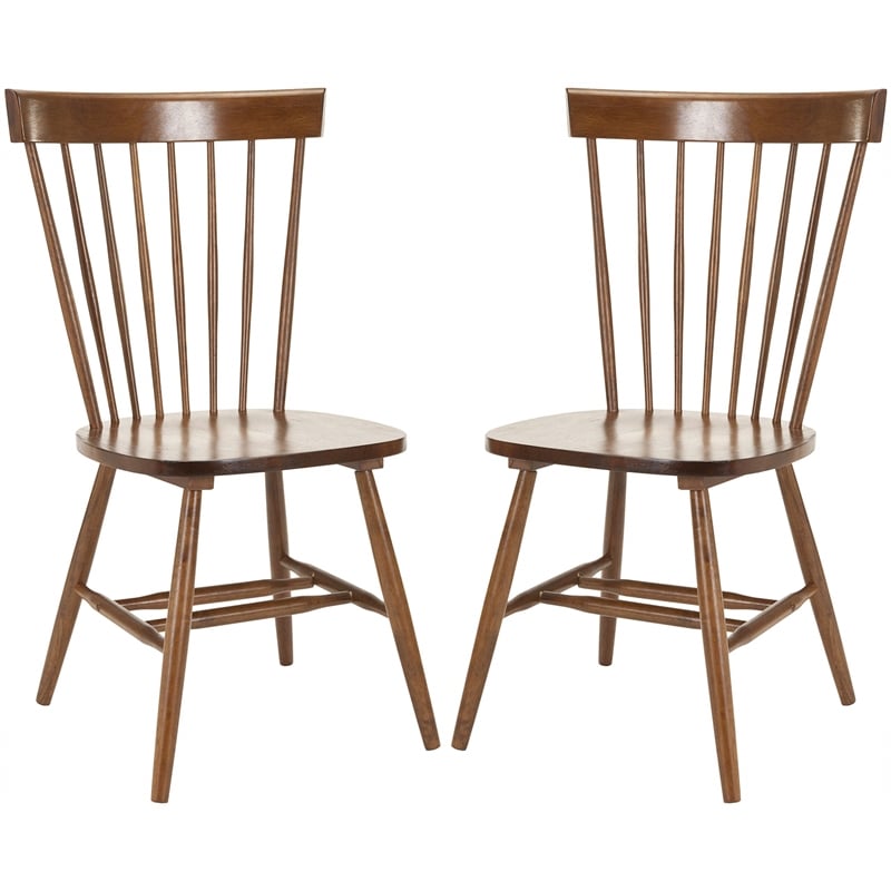 Safavieh Joslyn Oak  Dining Chair in Oak (Set Of 2)