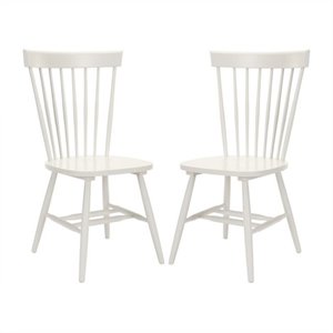 Safavieh Joslyn Oak  Dining Chair in Grey (Set Of 2)
