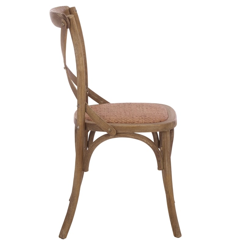 Safavieh Franklin X Back Chair in Gray (Set Of 2)