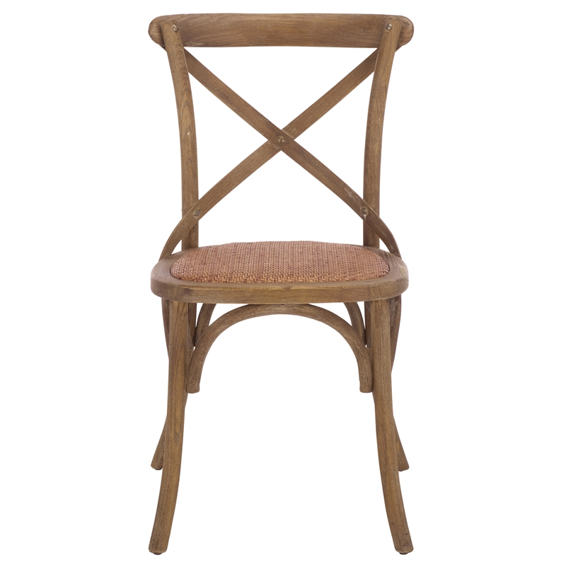 Safavieh Franklin X Back Chair in Gray (Set Of 2)