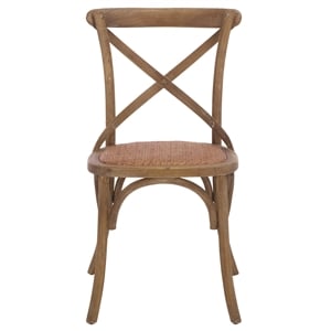 Safavieh Franklin X Back Chair in Gray (Set Of 2)
