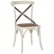 Safavieh Eleanor X Back  Dining Chair in Ivory (Set of 2)